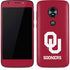 University of Oklahoma Sooners Red Moto E5 Play Skin